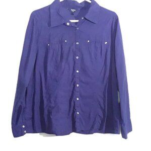 Reitmans Plus size 16 Blue Blouse
